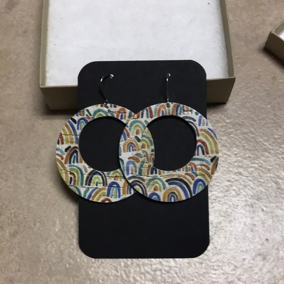 Leather earrings - Picture 1 of 1